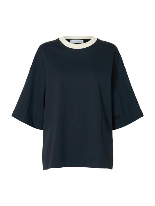 SELECTED Shirts  mørkeblå / hvid