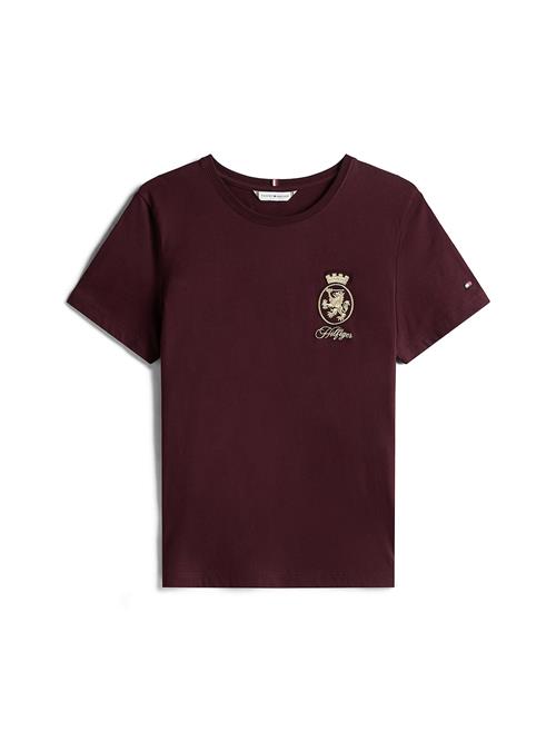 TOMMY HILFIGER Shirts  guld / vinrød