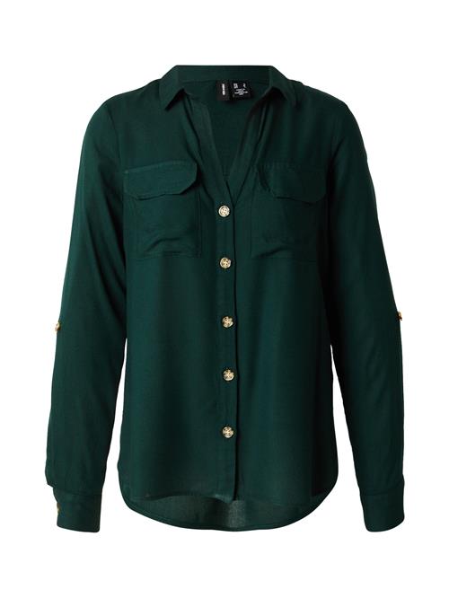 VERO MODA Bluse 'VMBumpy'  smaragd