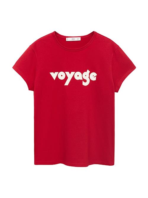 MANGO Shirts 'ILUSTRA'  rød / hvid