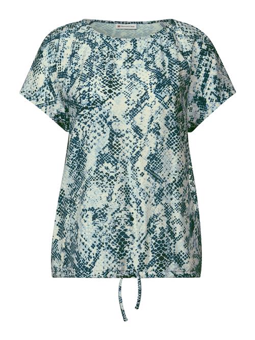 STREET ONE Bluse  petroleum / gran / pastelgrøn