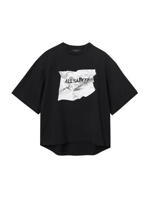 AllSaints Shirts 'SCRUNCH AMELIE'  antracit / sort / hvid