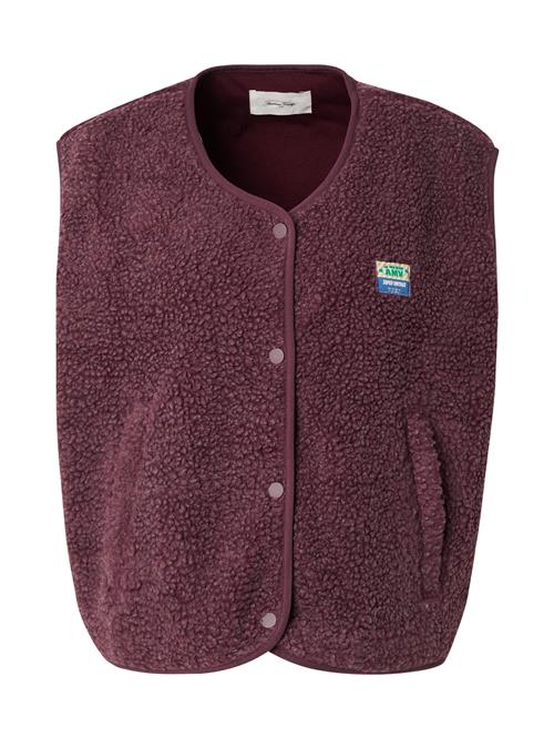 Se AMERICAN VINTAGE Vest 'Hoktown'  burgunder ved About You