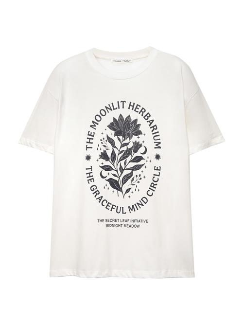 Pull&Bear Shirts  natblå / offwhite