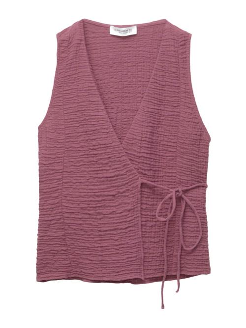 Pull&Bear Vest  vinrød