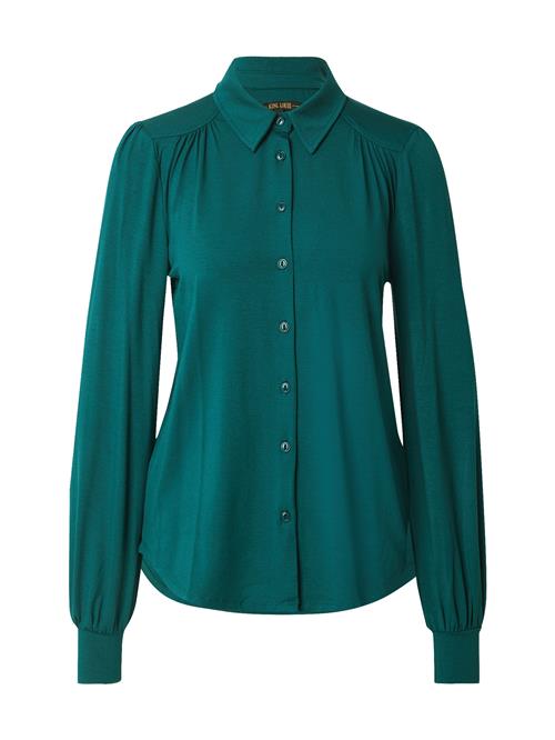 King Louie Bluse 'Carina'  mørkegrøn