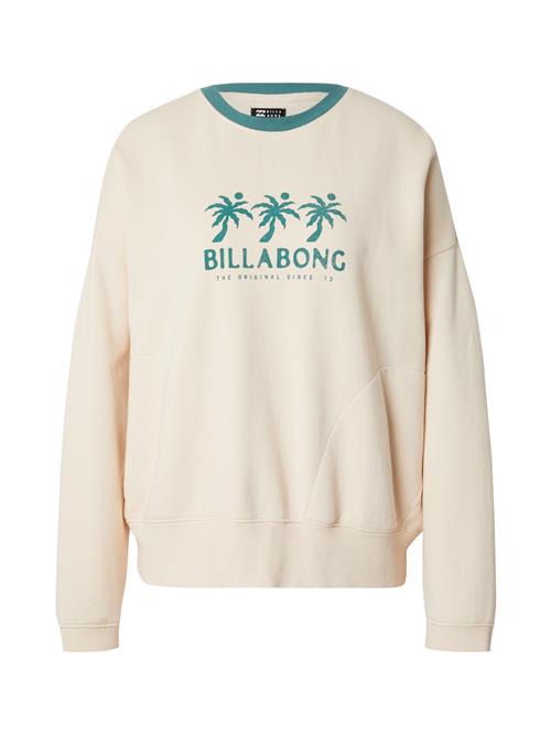 BILLABONG Sweatshirt 'TRIPLE PALMS'  lysebeige / grøn