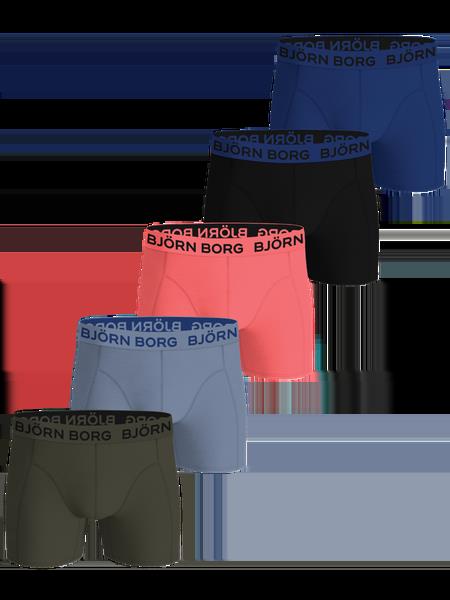 Björn Borg Cotton Stretch Boxers 5-pack Multi, 146-152