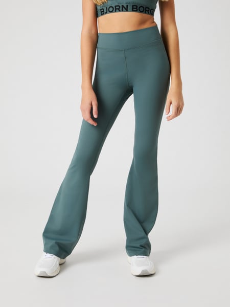 Björn Borg Borg Flare Leggings Grøn, 134-140