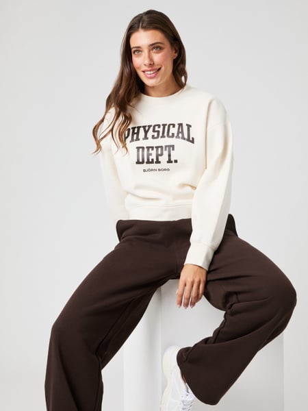 Björn Borg Borg Boyfriend Sweatshirt Hvid, S