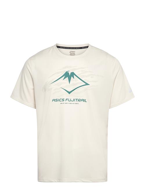Fujitrail Logo Ss Top Asics Beige