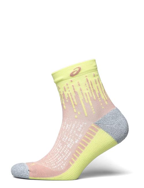 Performance Run Sock Quarter Asics Pink