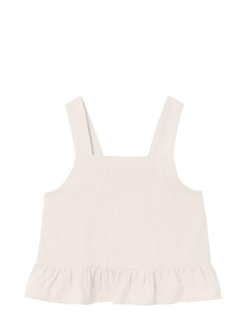Nkffalinnen Strap Top Name It White