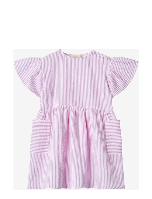Ciao Stripe Dress Fliink Pink