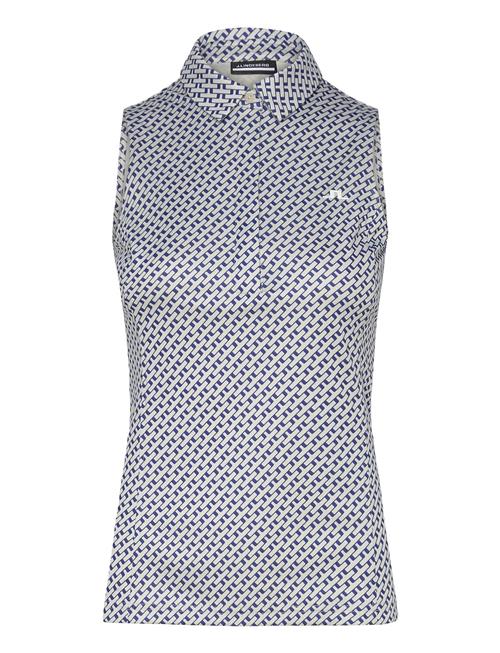 Dena Print Sleeveless Top J. Lindeberg Blue
