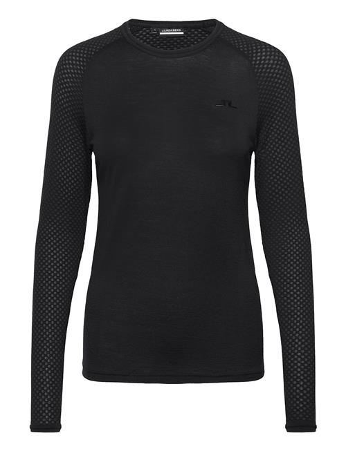 Bella Wool Ls T-Shirt J. Lindeberg Black