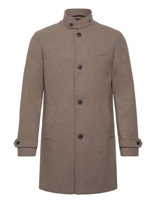 Jack & Jones Jjemelton Wool Blend Coat Sn Jack & J S Brown