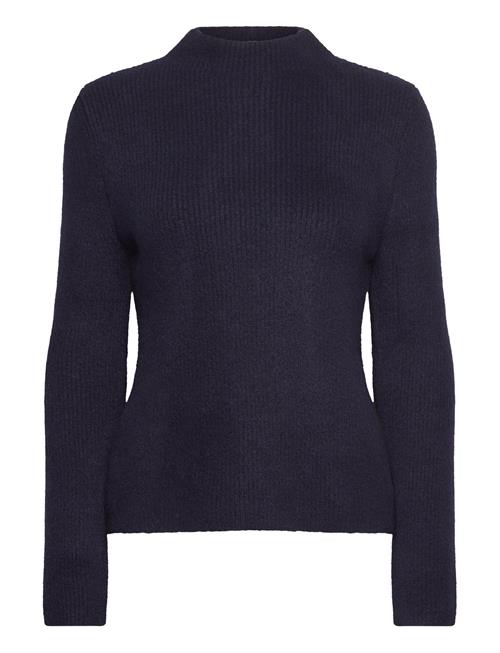 Knitted Sweater With Perkins Neck Mango Navy