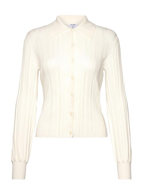 Braid Knit Cardigan Filippa K White