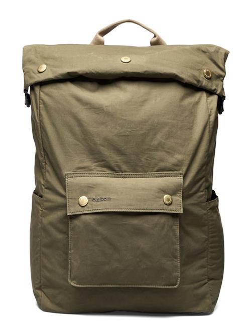 Barbour Transport Foldover Backpack Bag Barbour Green
