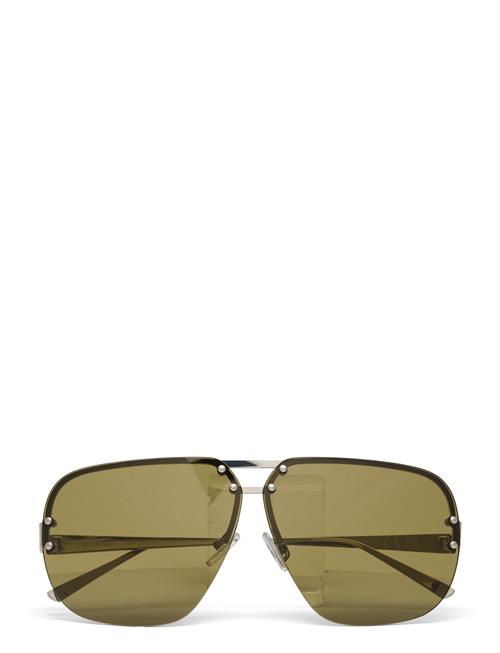 Tinted Aviator Sunglasses Weekday Yellow