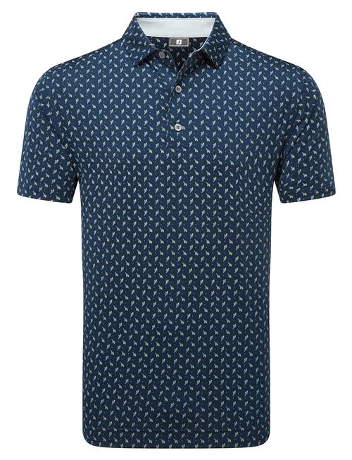 Flower Bud Foulard Lisle FootJoy Navy