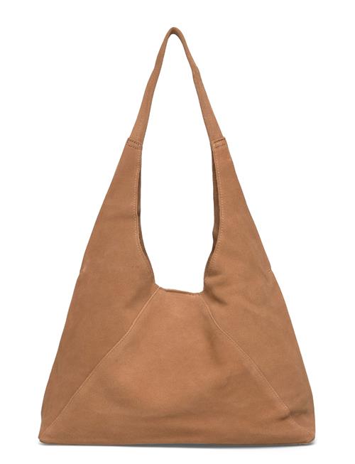 Suede Shoulder Bag Mango Brown