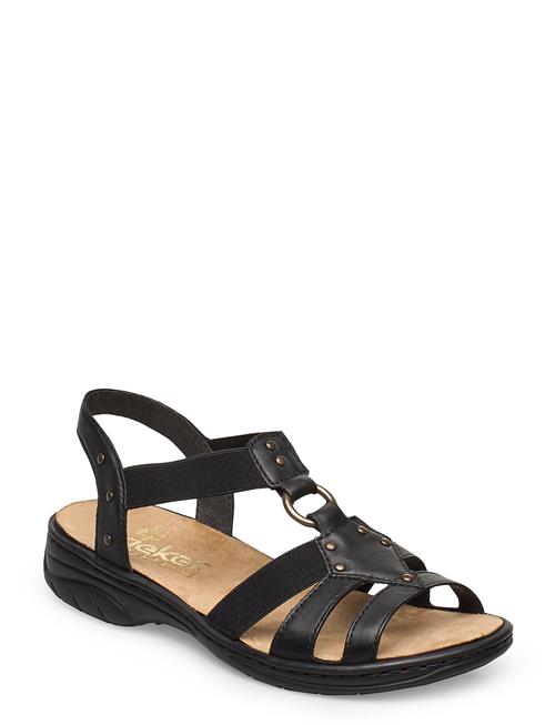Rieker Ladies' Sandals 64574-00 Black Rieker Black