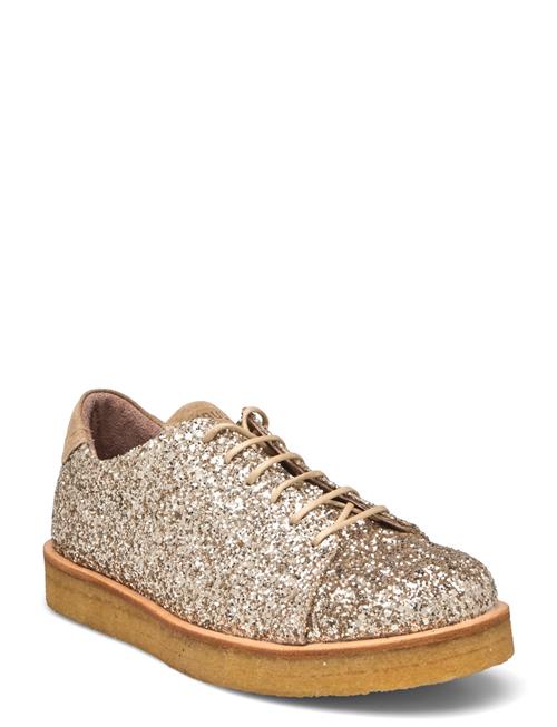 Shoes - Flat - With Lace ANGULUS Gold