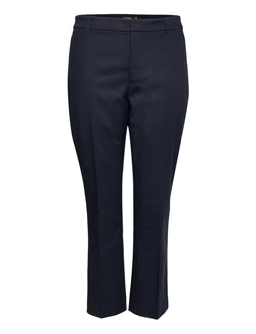 Double-Faced Stretch Cotton Pant Lauren Women Blue