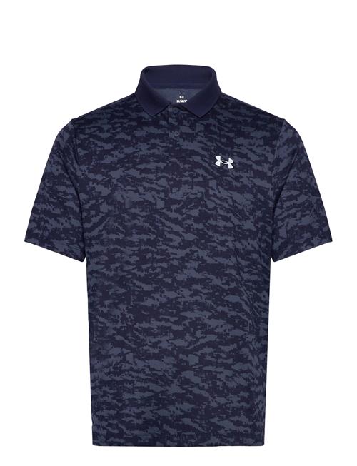 Ua Matchplay Printed Polo Under Armour Navy