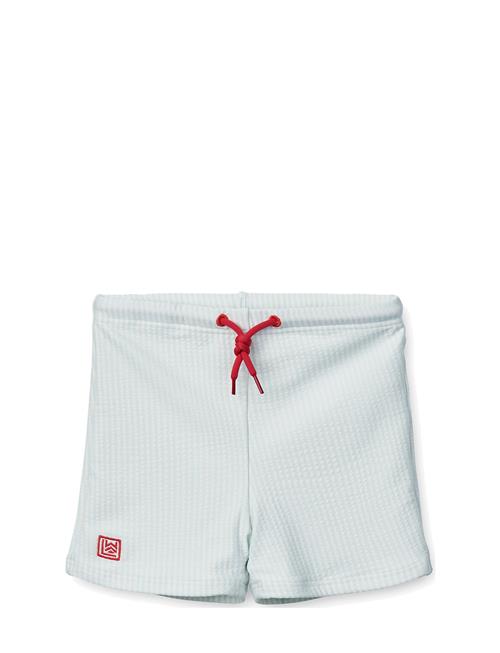 Otto Seersucker Swim Pants Liewood Blue