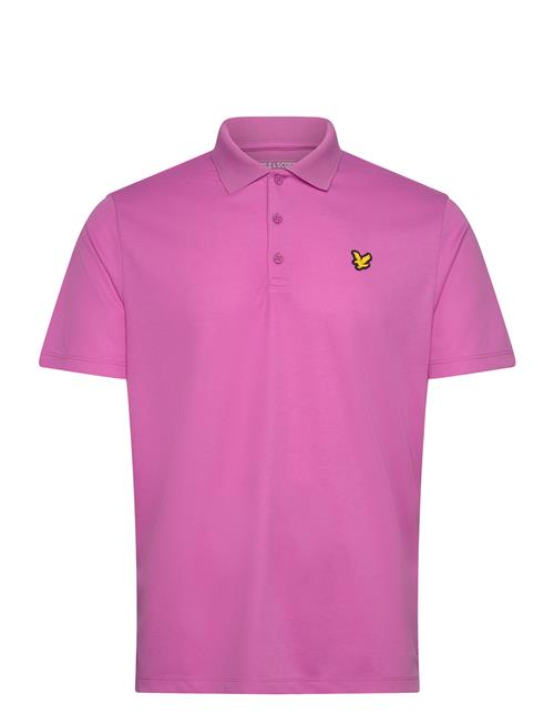 Golf Tech Polo Shirt Lyle & Scott Sport Pink