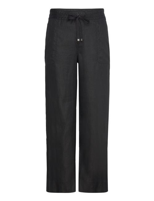 Linen Wide-Leg Pant Lauren Women Black