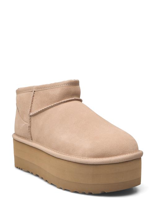 W Classic Ultra Mini Platform UGG Beige