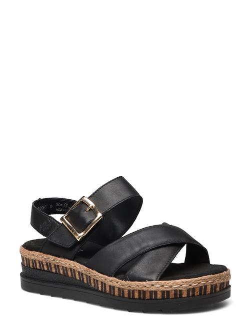 Rieker Ladies' Sandals V7951-00 Black Rieker Black