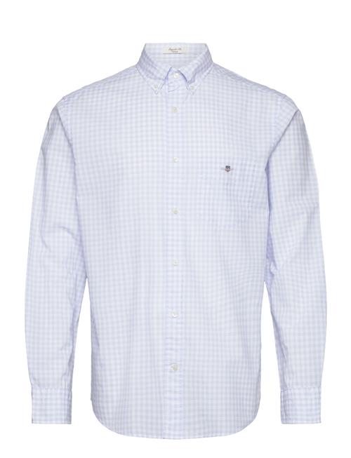 Reg Poplin Gingham Shirt GANT Blue