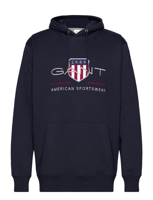 Reg Archive Shield Hoodie GANT Navy