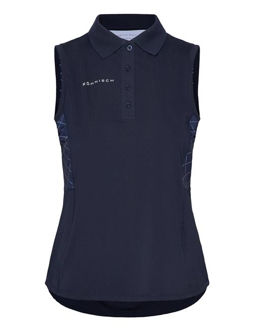 Nicky Sleeveless Poloshirt Röhnisch Navy