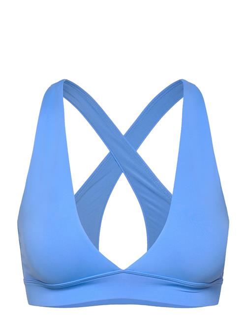 Se V-Neck Crossback Bikini Top Casall Blue ved Booztlet