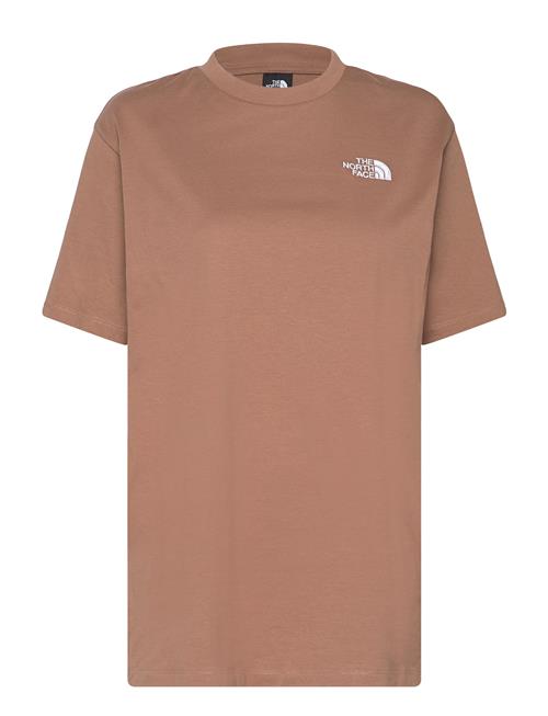 W Ss Essential Over Tee The North Face Brown