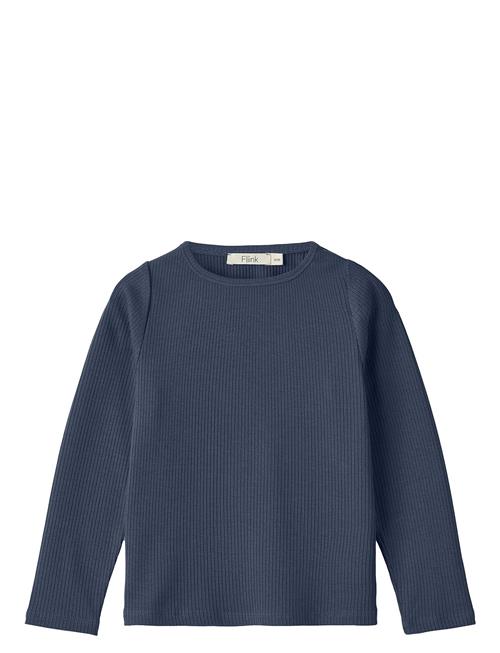 Kenna Ls Blouse Fliink Navy