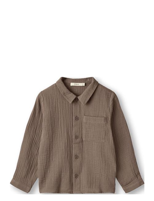 Elmo Ls Shirt Fliink Brown