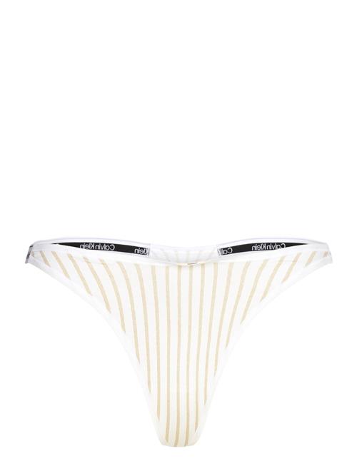 Dipped String Thong Calvin Klein White