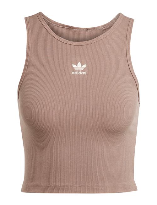 Ess Rib Tank Adidas Originals Brown