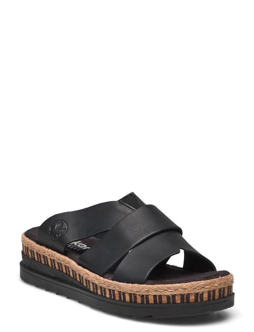 Rieker Ladies' Sandals V7989-00 Black Rieker Black