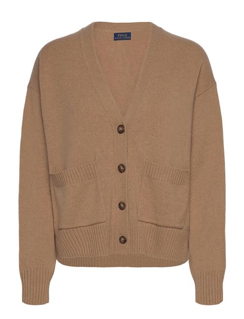 Wool-Blend V-Neck Cardigan Polo Ralph Lauren Brown