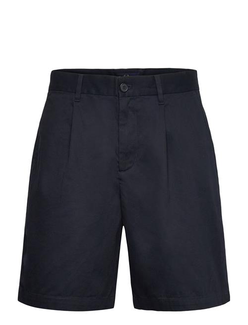 Long Pleated Short Fred Perry Navy