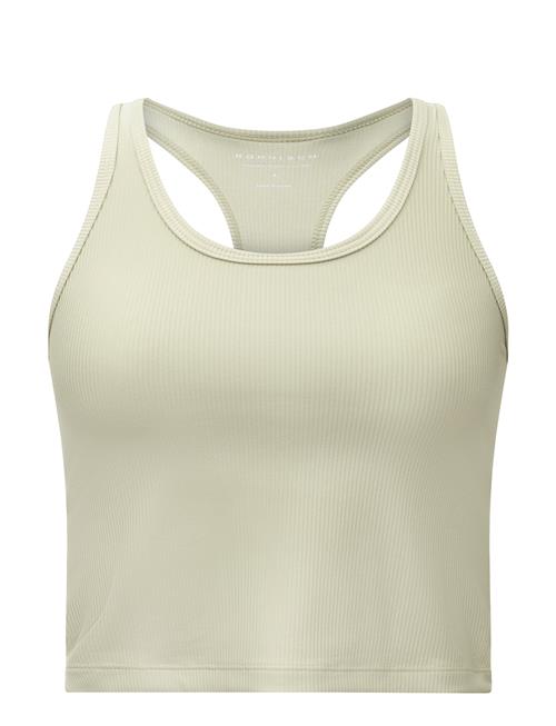Ribbed R Tank Röhnisch Beige