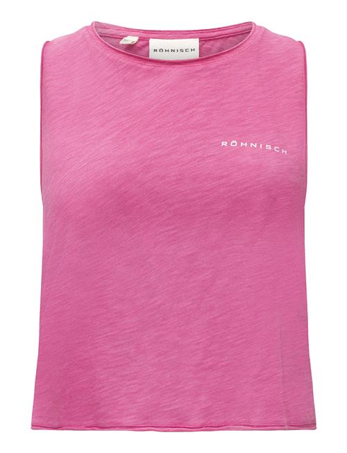 Slub Cropped Tank Röhnisch Pink
